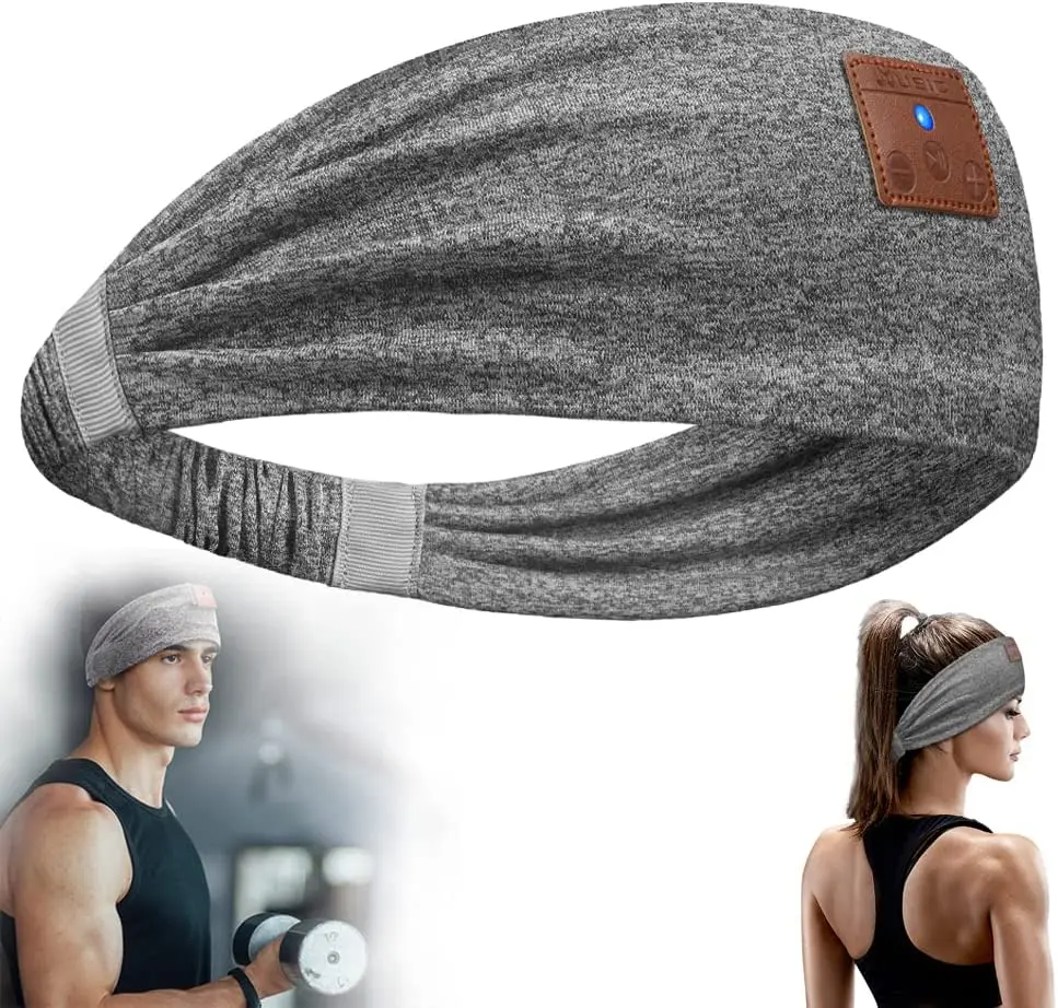 

Sleep Headphones Bluetooth Wireless Music Sport Headband Earbuds with MIC HD Thin Speakers Sleeping Headphones for Side Sleepe