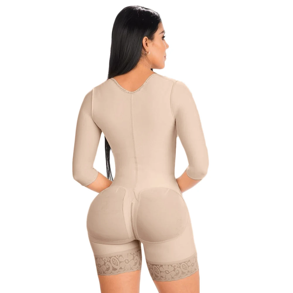 Womens High Waisted Butt Lifter Body Shaper Tummy Control Butt Pads Hip Enhancer Slimming Fajas Lace Body Shaper