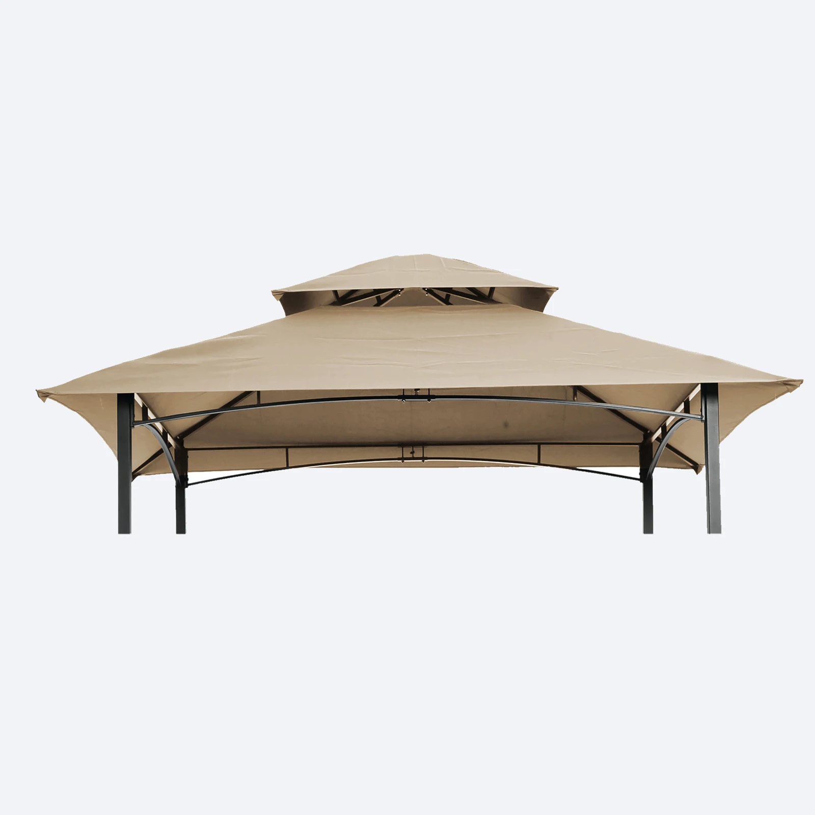 Double Tiered Bbq Tent Roof Top Cover 4 Colors[us-stock]