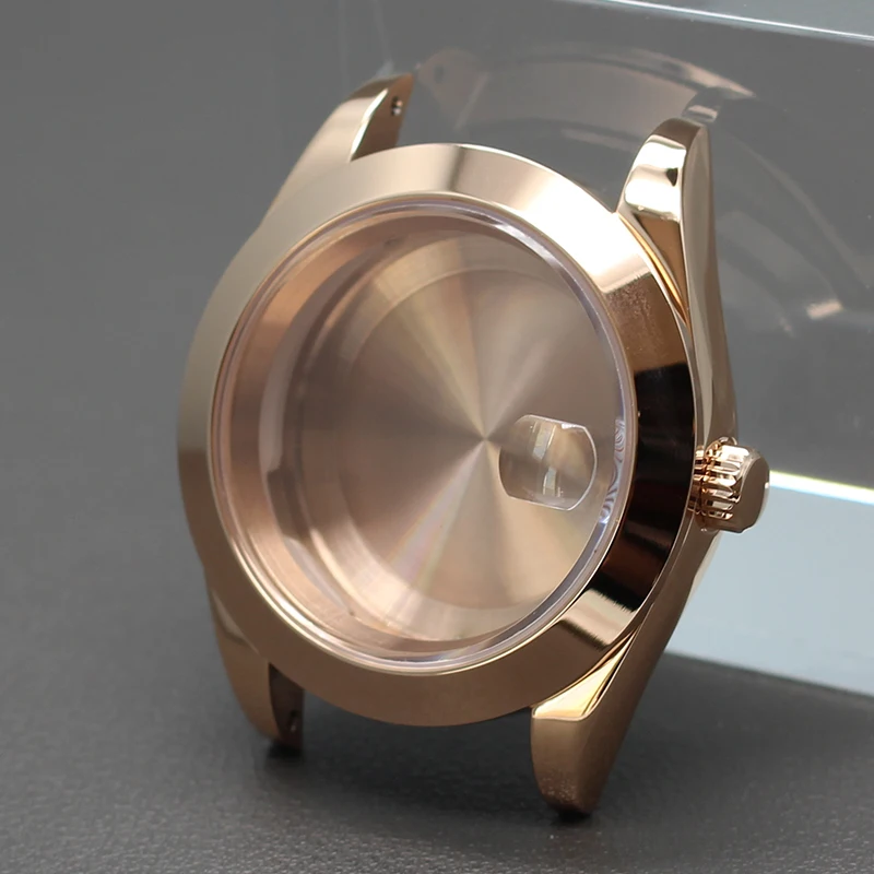 Роскошный корпус часов 36 мм/39 мм детали сапфирового стекла для Seiko NH34 NH35 NH36 38 4R36