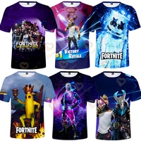 fortnite kids t shirt game 3d printed tee tops short sleeve clothes for teens boys girls 3 14years child t shirts costume