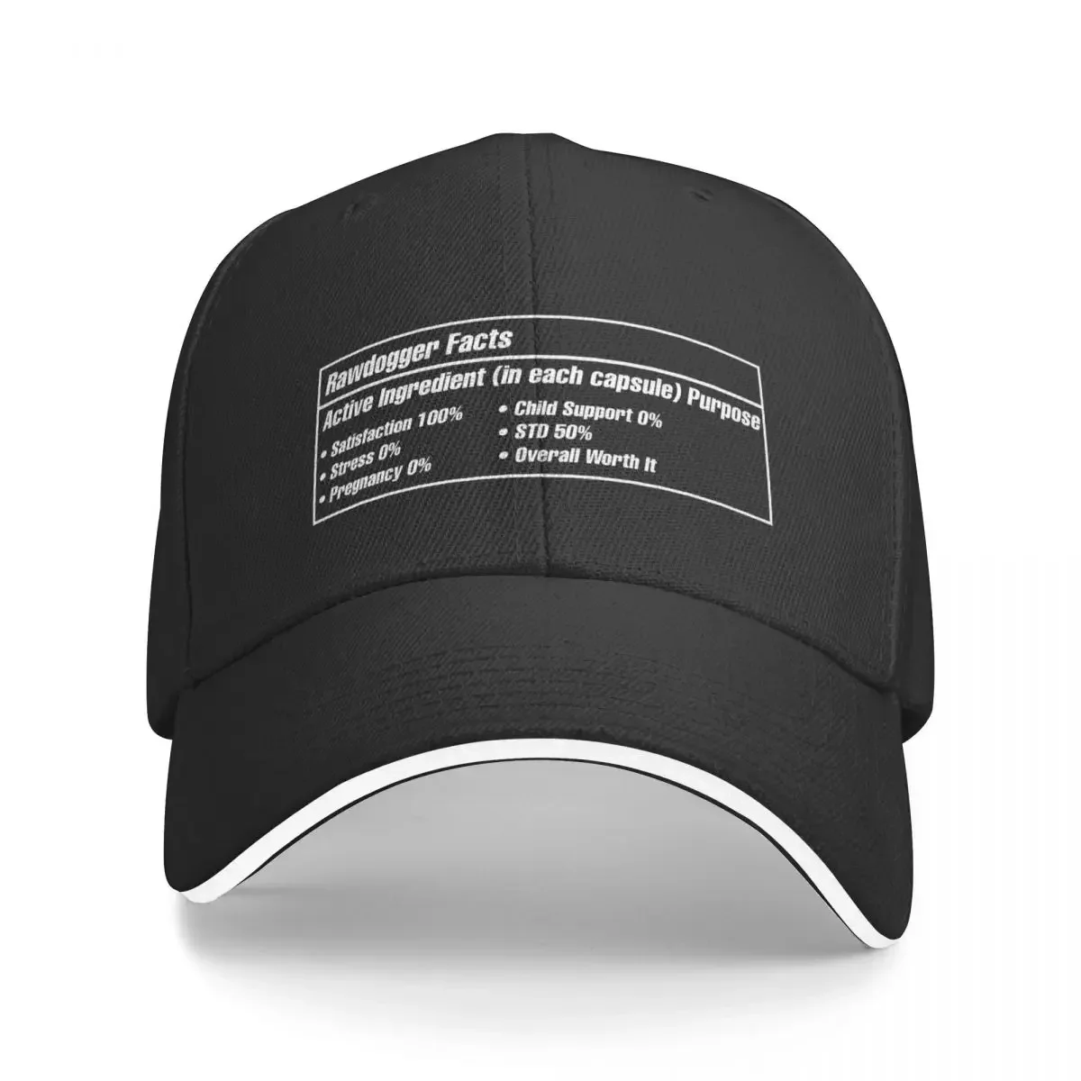Профессиональная бейсболка Rawdogger Facts JiDion шляпа с защелкой на спине роскошная