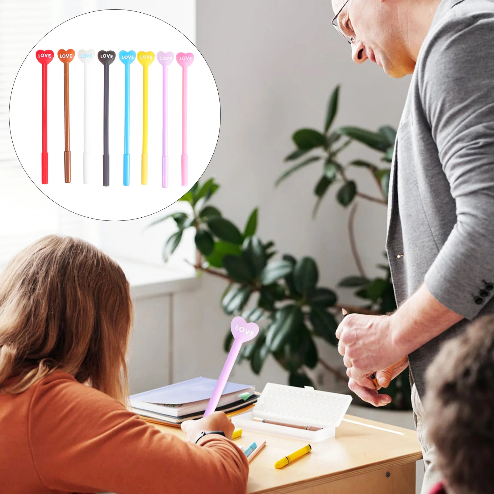 

16PCS Practical Portable Creative Durable Pen Writing Pen Students Pen for Home Office