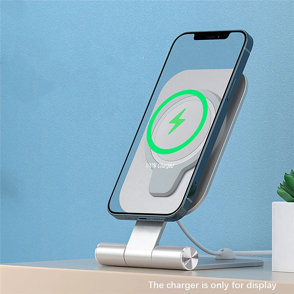 

Складная Подставка для зарядки телефона, настольный держатель для телефона для iPhone серии 12, аксессуары для зарядного устройства