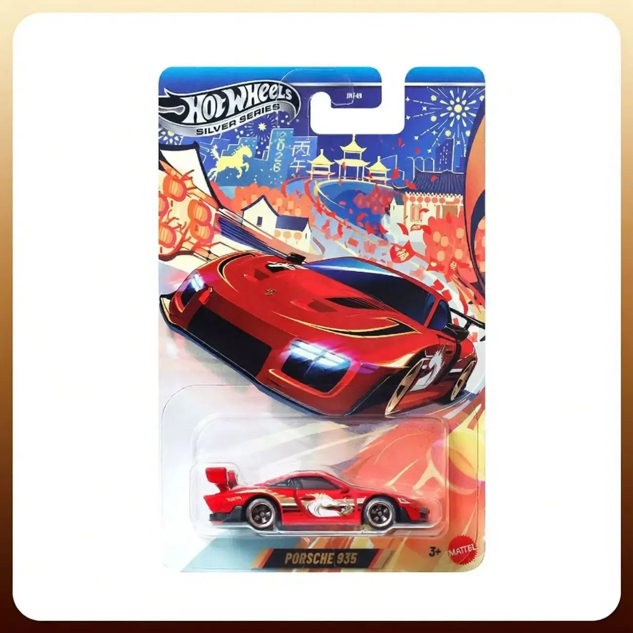 Новая модель Hot Wheels Porsche 935 Year of the Horse Special Edition, литая машинка для трека, игрушка для мальчиков (art.: 3920dbca526b5) - 3920dbca526b5