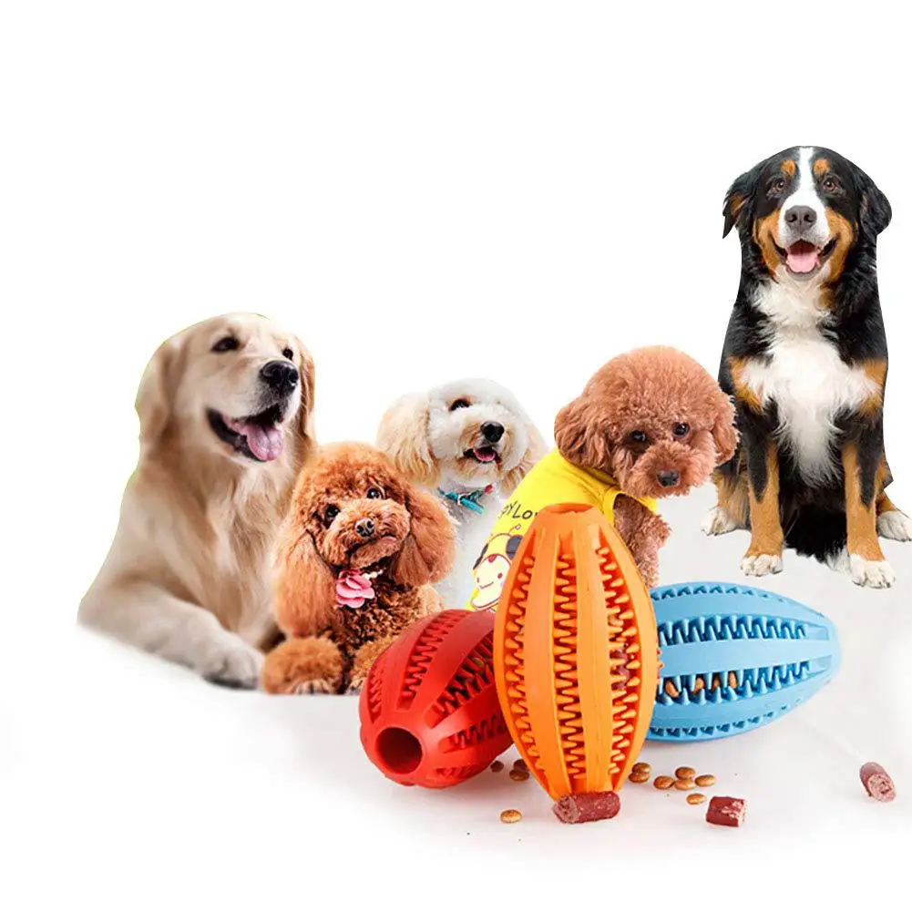 

Interactive Pet Rubber Leaky Ball Bite-resistant Dog Toys Mint Olive Watermelon Chew Toy Multi-colored Puppy Tooth Cleaning Ball