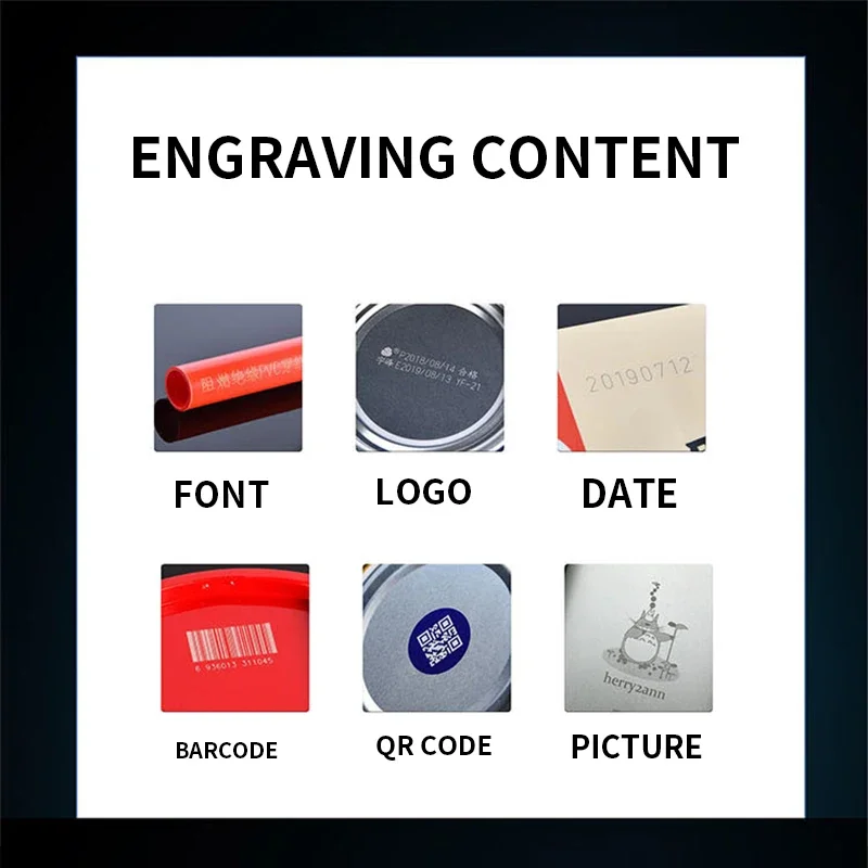 Ручная волоконная лазерная маркировочная машина для металлической таблички из