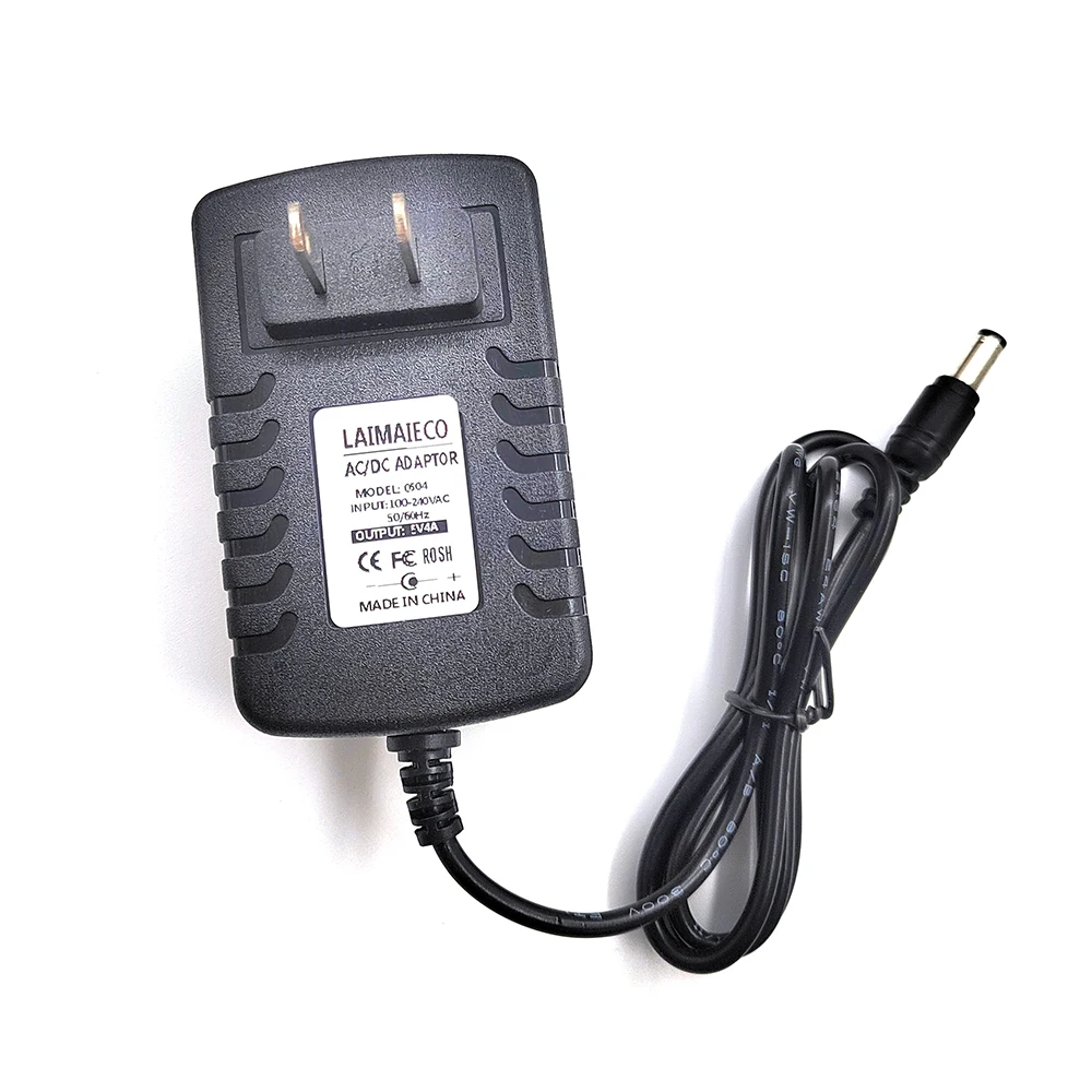 Dc 5v 4a 4000ma Power Supply Eu/us/uk/au Plug 3.5mm X1.35mm