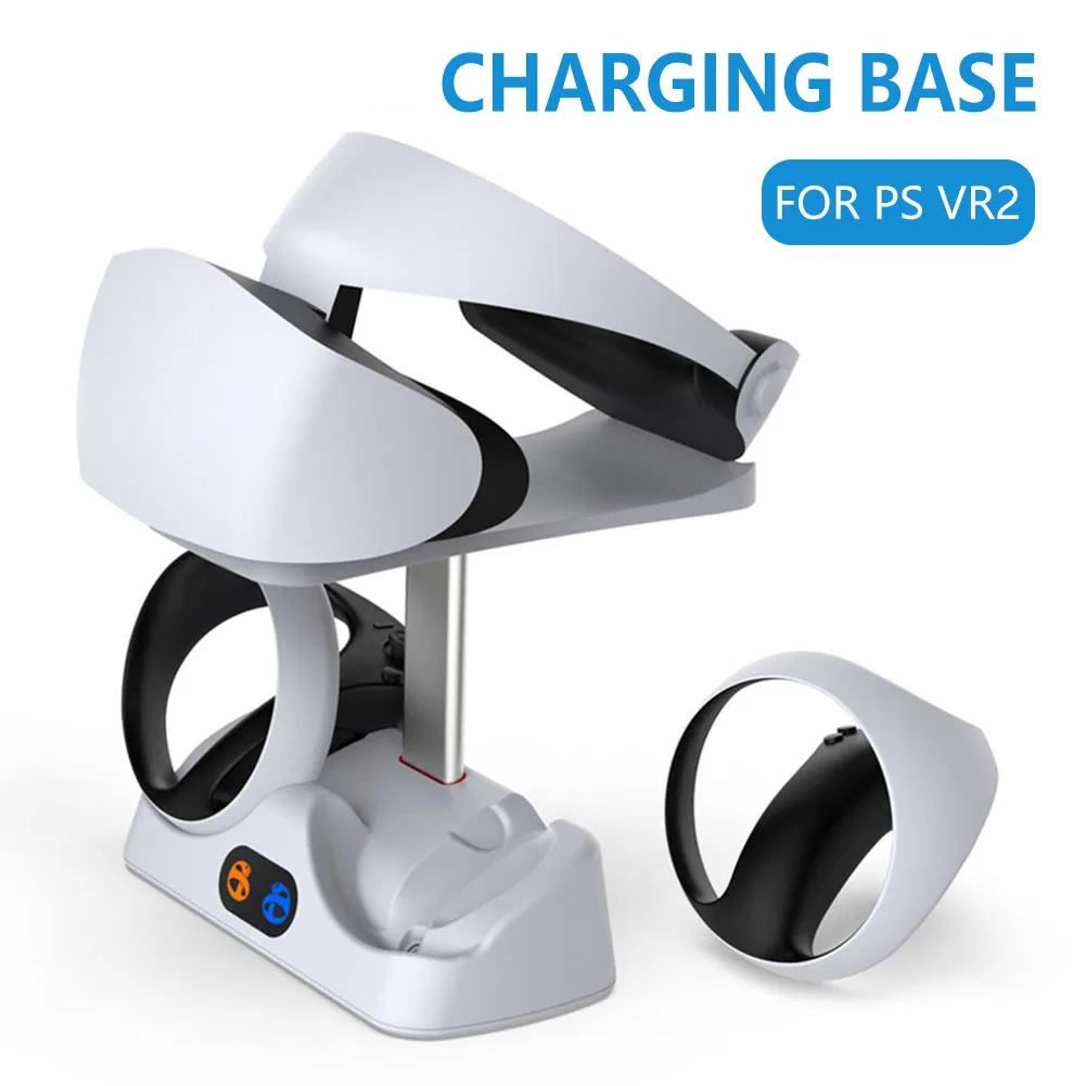 For PS VR2 Charging Stand Desktop Type C 5V 15A Fast Charging Dock Station For PSVR2 Controller Game Handle Charger Accessories