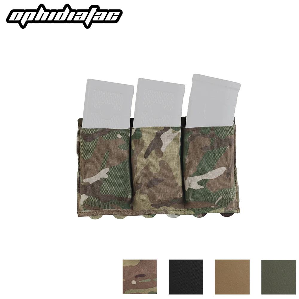 OPHIDIAN Легкий эластичный 5 56/7 62 мм тройной чехол для магазина охотничий CS военная