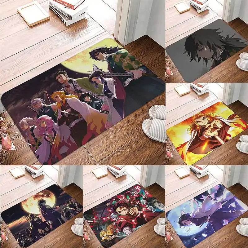 

Home Decor Anime Rug Doormat Carpet Bedroom Bath Hallway Kitchen Living Room Child Play Non-slip Mat Kawaii Area Rug Alfombras
