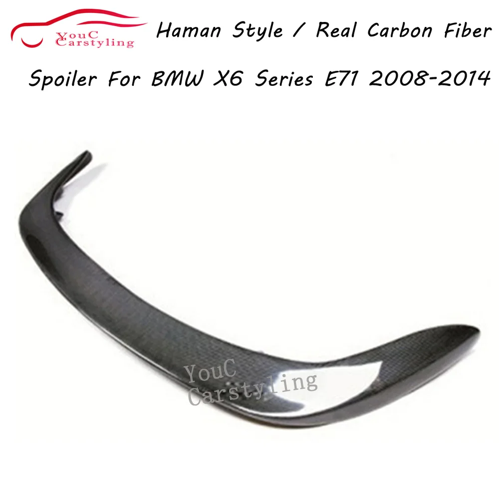 

Задний спойлер E71 из углеродного волокна для BMW X6 серии E71, спойлер для багажника 2008 - 2014
