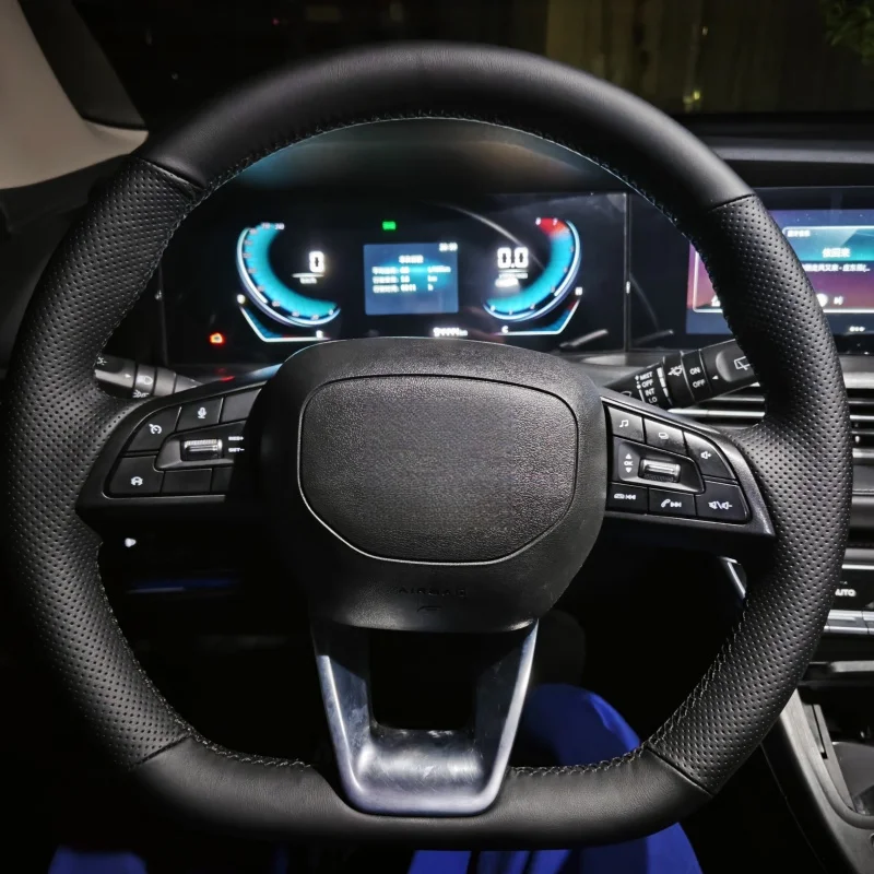 Чехол на руль автомобиля оплетка из искусственной кожи для Changan EADO Plus UNIT CS55 CS75