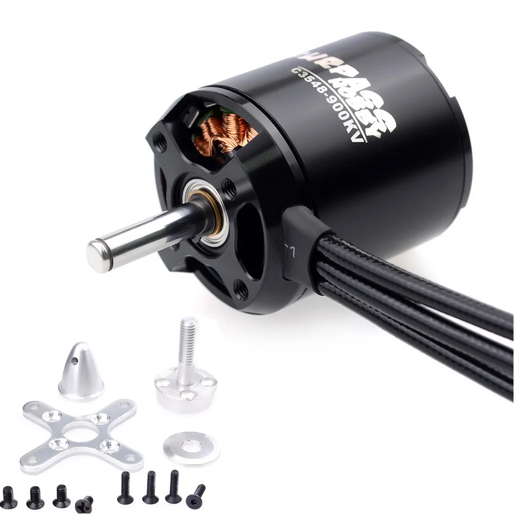 SURPASS HOBBY 2826 C3548 790KV 900KV 1100KV Brushless Motor for RC Airplane Fixed-wing Glider Aircraft