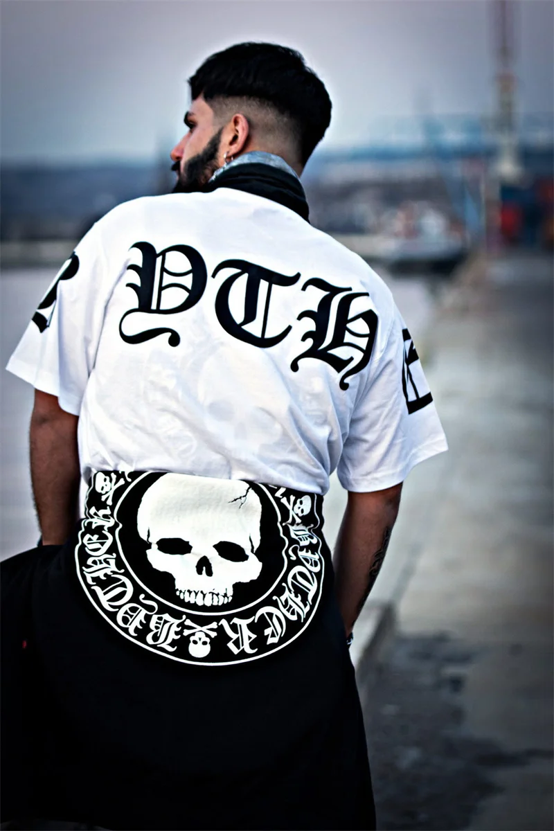 Футболка мужская хлопковая с коротким рукавом повседневная тенниска для фитнеса