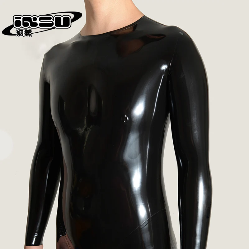 

Insu Store basic male latex catsuit latex clothes custom made to measurement high quality Perfect fit