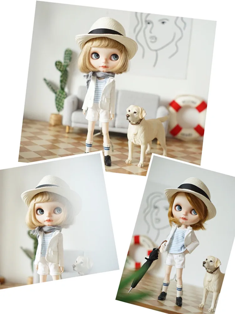 2 шт./компл. кукла [пальто + шорты] Blyth Весенний костюм BJD куртка (подходит для Azone MMK