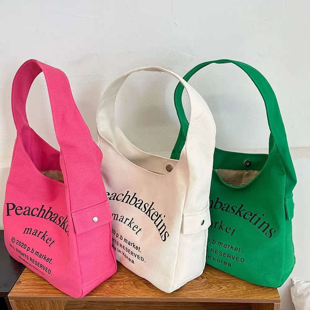 

Letter Shopping Bag Storage Bag Large Capacity Student Bag Tote Bag Women Shoulder Bag Korean Canvas Bag Women Handbags