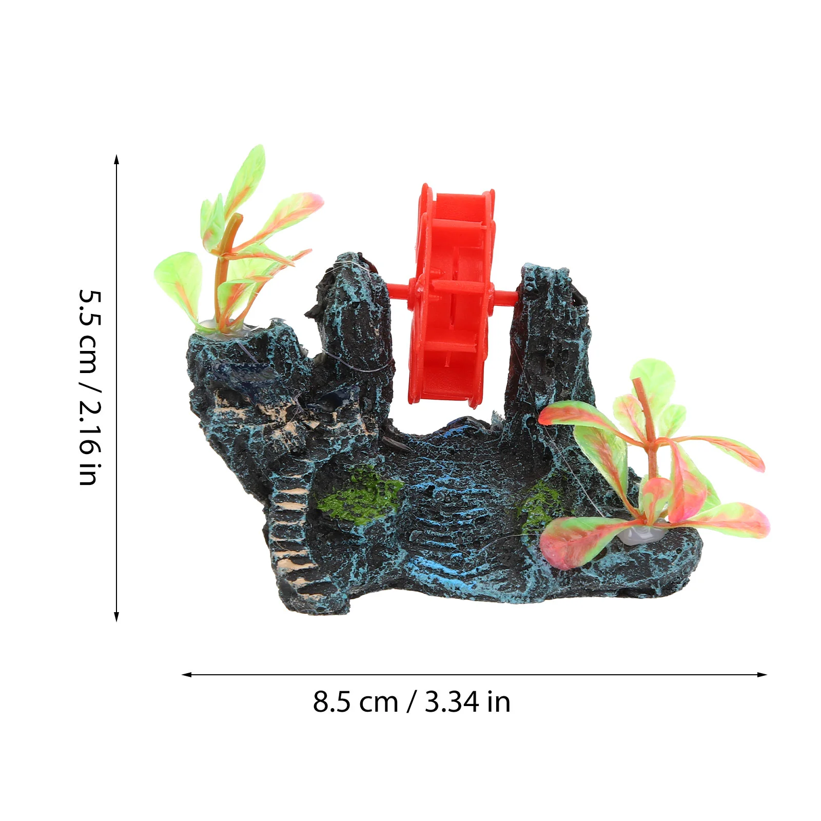 

2pcs Aquarium Decoration Tank Rockery Simulation Mountain Landscaping Decoration