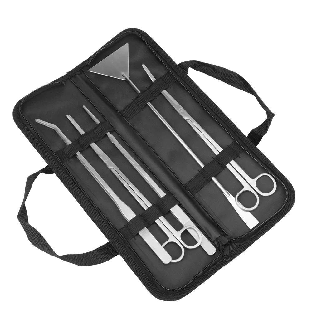 

Plants Tweezers Silver Stainless Steel Cleaning Tools Aquarium Tools Set Grass Scissors