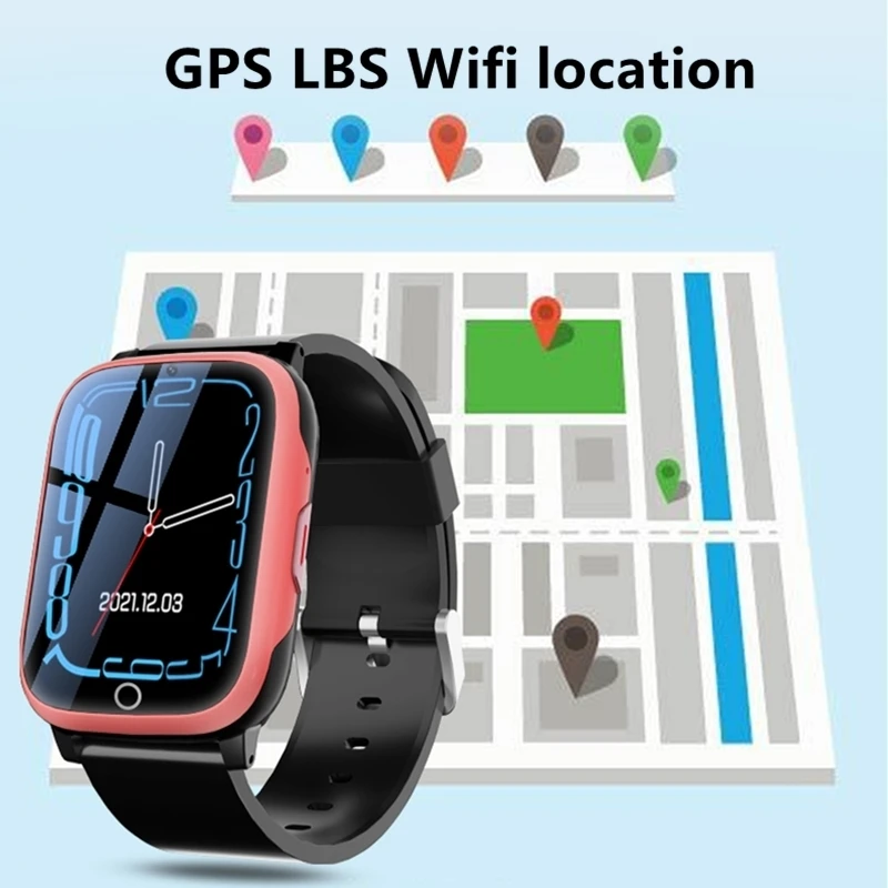Новинка 2024 Детские умные часы 4G с GPS Sim-картой высококачественный видеозвонок