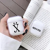 popular words russian quote slogan soft silicone tpu case for airpods pro 1 2 3 clear wireless bluetooth earphone box cover