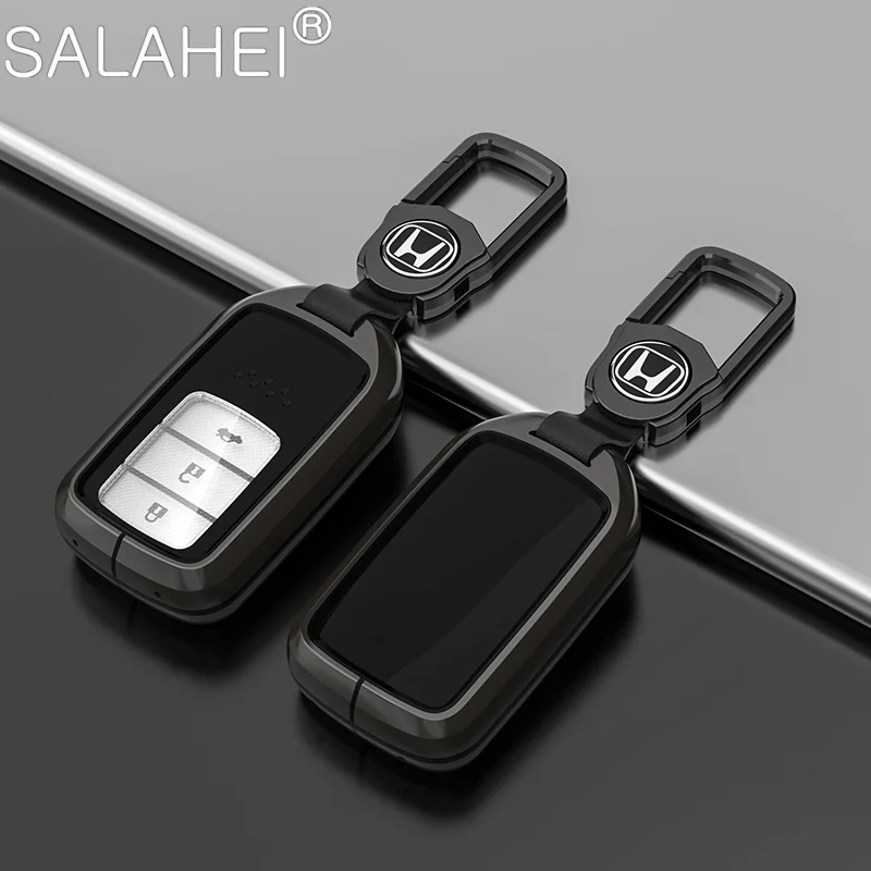 

Car Remote Car Key Cover Fob Case Shell For Honda Civic City Accord CRV CR-V Odyssey Vezel Jade Crider Fit Keychain Accessories