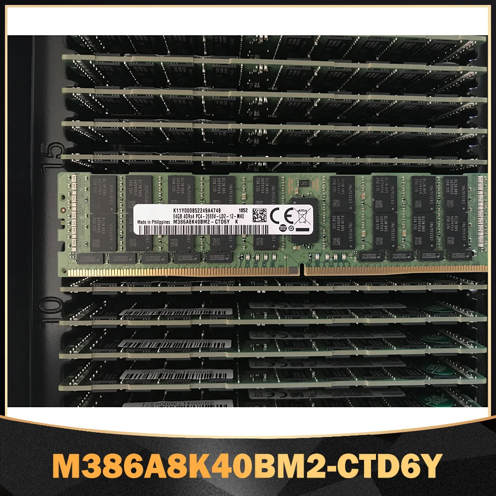 

RAM 64G 64GB 4DRx4 DDR4 2666 PC4-2666V ECC LRDIMM Server Memory For Samsung M386A8K40BM2-CTD6Y