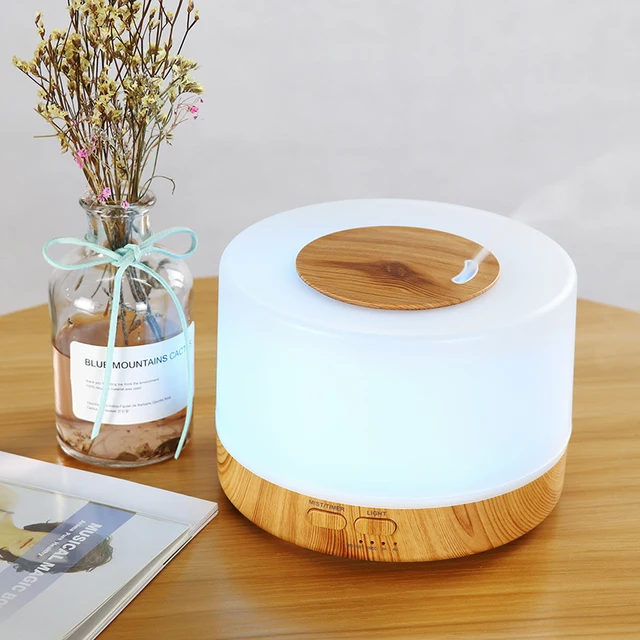 220V Smart WiFi 500ml Aromatherapy Essential Oil Diffuser Air Humidifier, Connect with Tuya, Alexa Google Home with 7 LED Colors 4