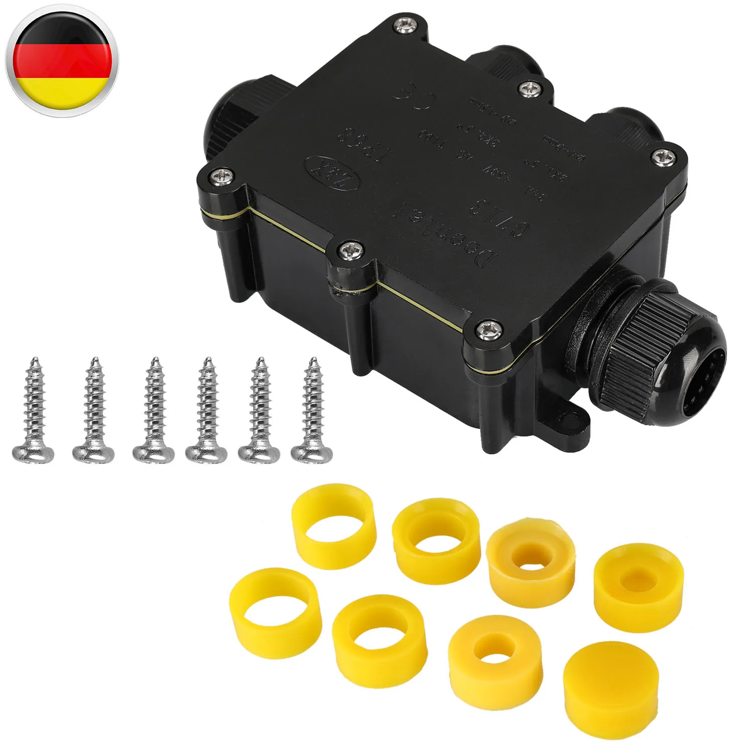 4 Wege Wasserdichte Abzweygose Verteilerdose Anschlussdose IP68 450 В 24 А Поставки электрооборудования