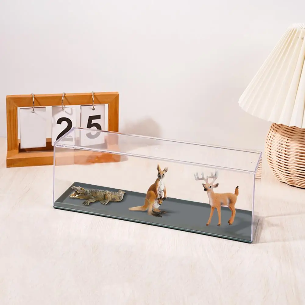 Мини-фигурки Дисплей Чехол прозрачный ПЭТ пластиковый блок фигурки игрушки