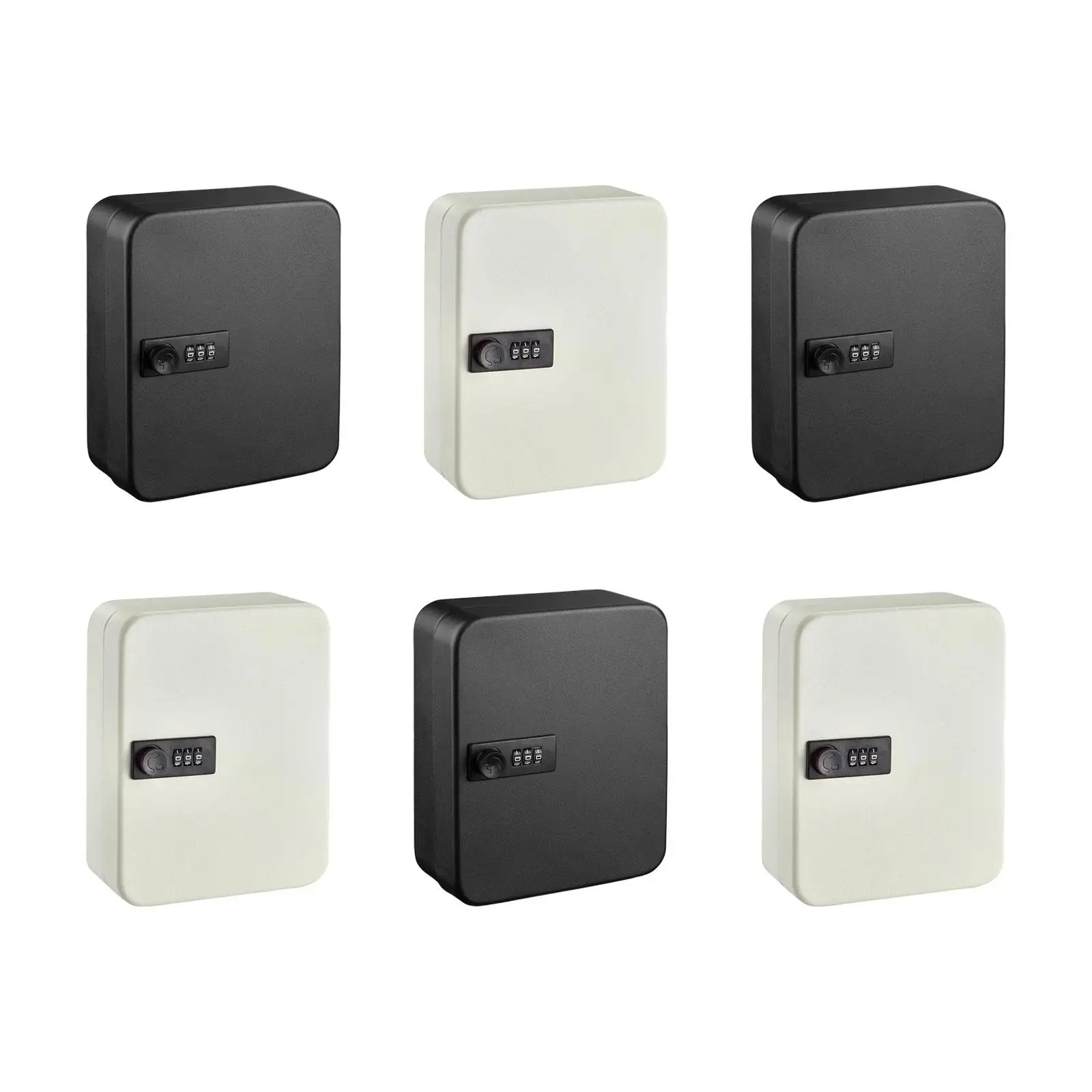 

Key Lock Box Iron Space Saving Key Management Cabinet Combination Lock Keys Cabinet for House Valet Services Cabinet Wall Office