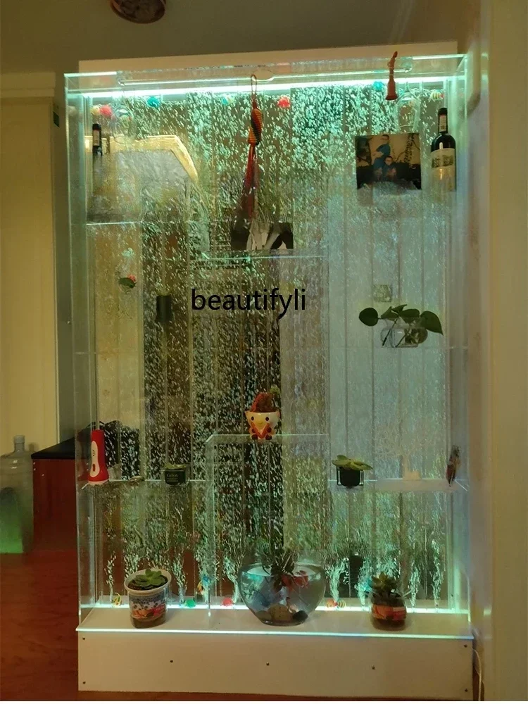 Индивидуальный пузырьковый экран винный шкаф занавеска для воды настенное
