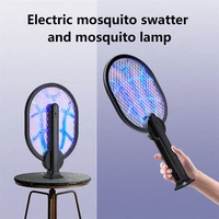 two in one electric mosquito swatter quiet operation mosquito killer lamp usb rechargeable bug racket nightstand insect lamp