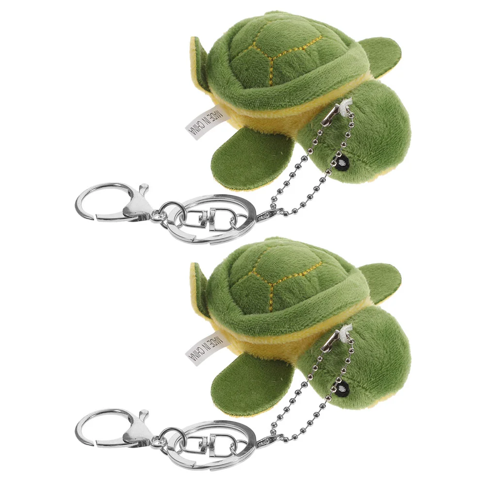 2 шт. брелок в виде черепахи подвесной декор для рюкзака детские игрушки кольцо