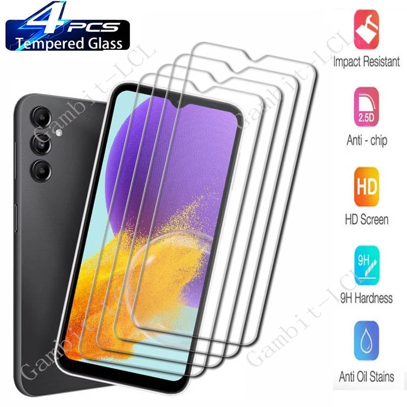 Фото Защитная пленка из закаленного стекла для Samsung Galaxy Jump 4, 3, 2, 4 шт. №1