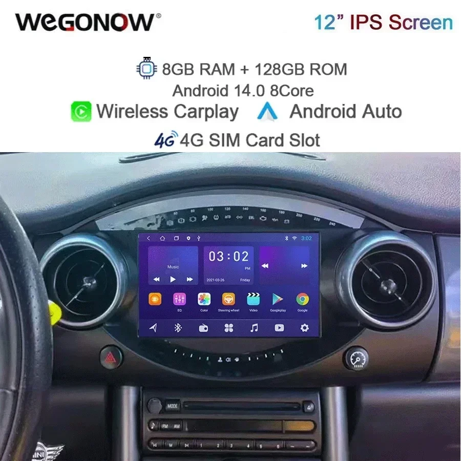 360 Автомобильный мультимедийный плеер с камерой Android 14 навигация GPS 4G LTE стерео 2din
