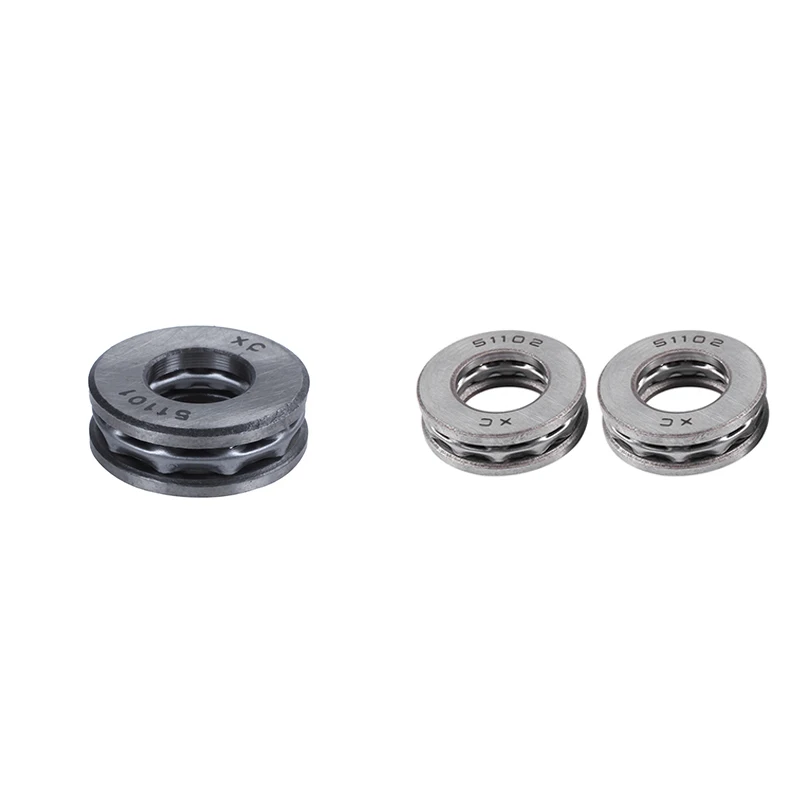 

3 Pcs Thrust Ball Bearing: 1 Pcs 12 X 26 X 9 Mm 51101 Thrust Ball Bearing & 2 Pcs 15 X 28 X 9Mm 51102 Single Direction Thrust Ba