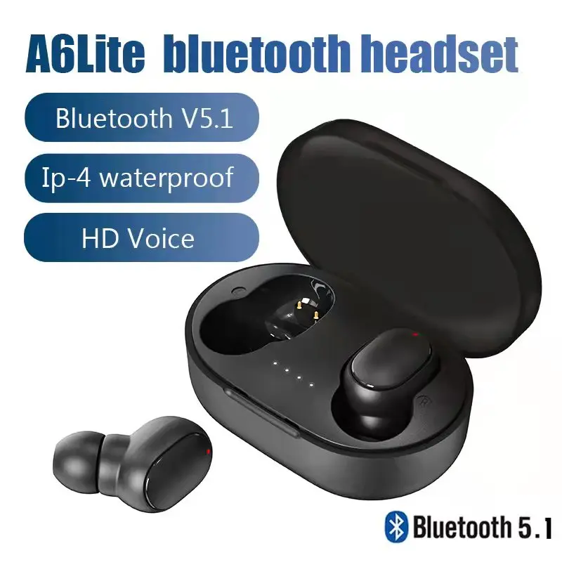 

TWS-наушники A6 Lite с поддержкой Bluetooth 5,0 и микрофоном
