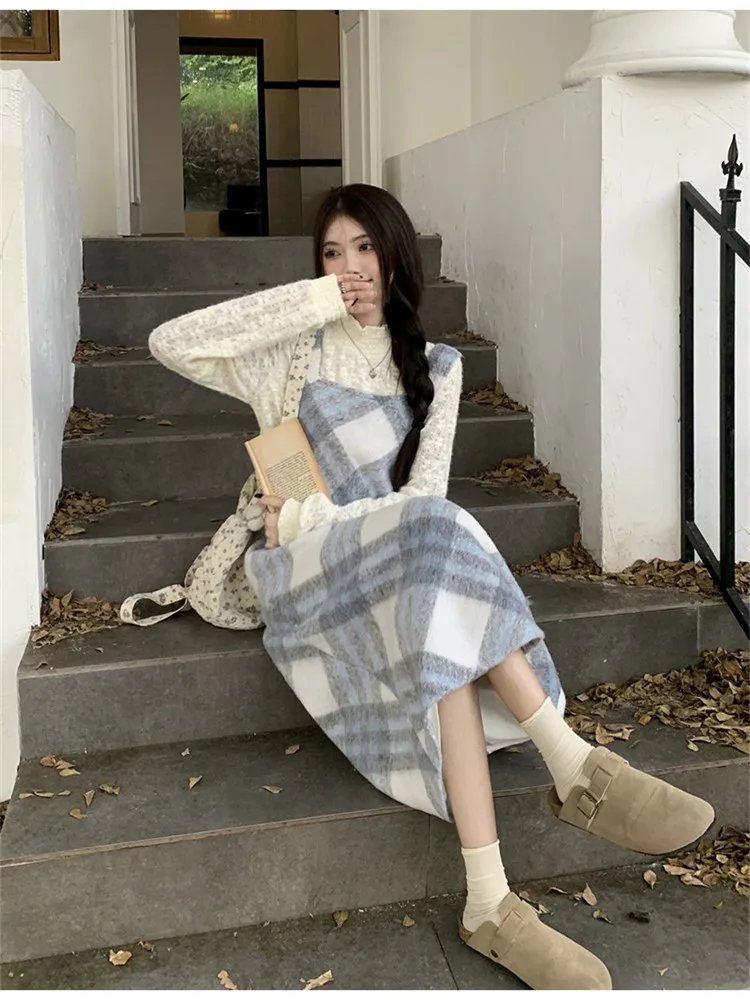 Модный новый осенний Женский комплект из 2 предметов со стоячим воротником