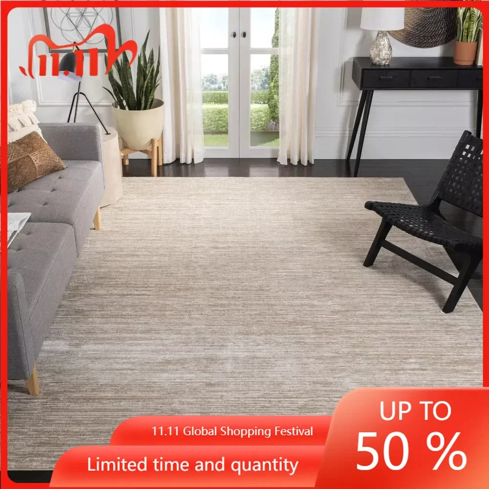 

SAFAVIEH Vision Adrasteia перекрашенный ковер с твердой поверхностью, кремовый, 9 'x 12'