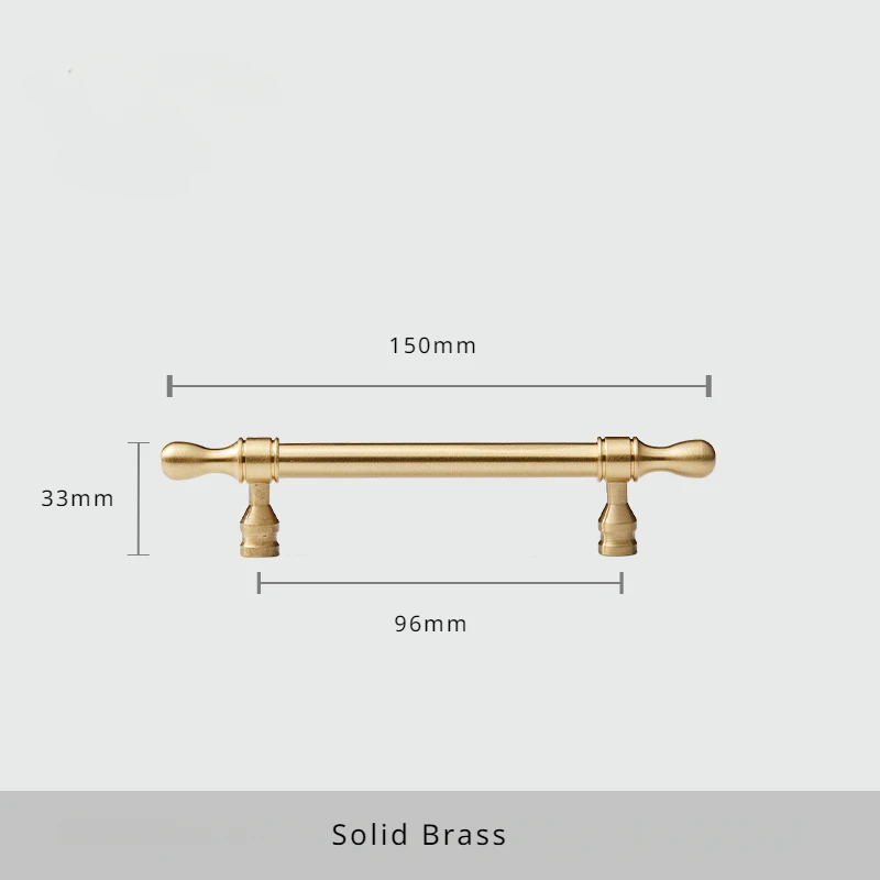 

Латунные ручки для шкафов TinyHob, сатин бронза