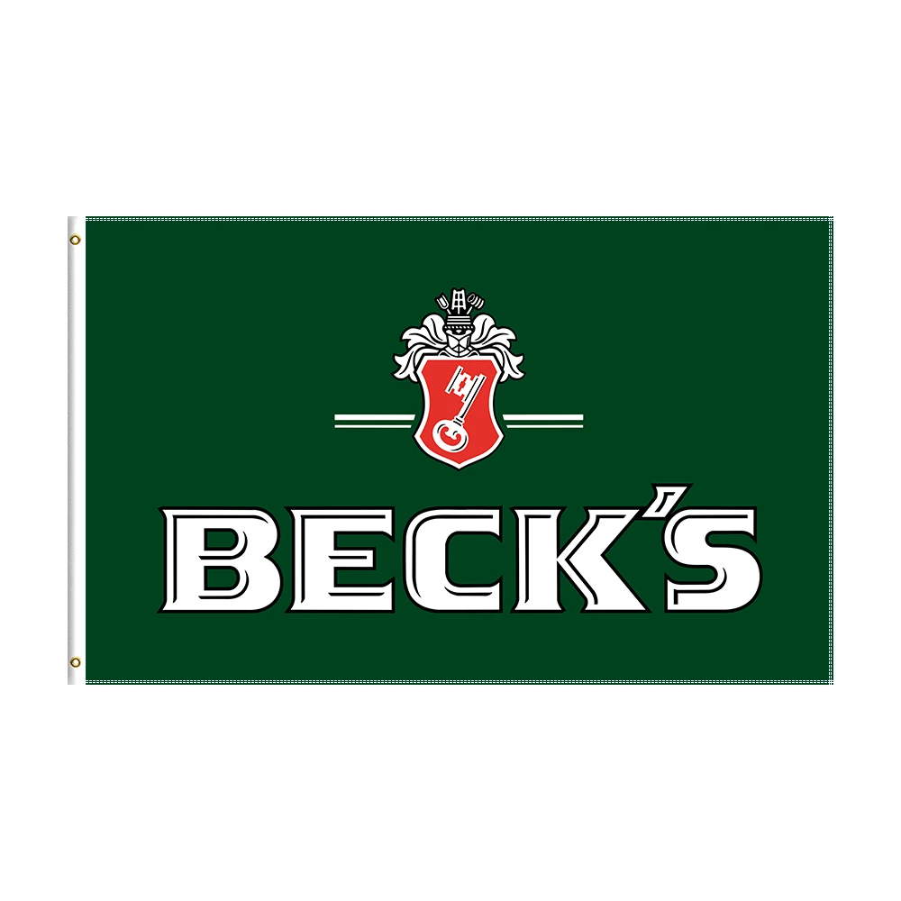 

3x5Ft Beckss Flag Beer Printed Banner For Decor