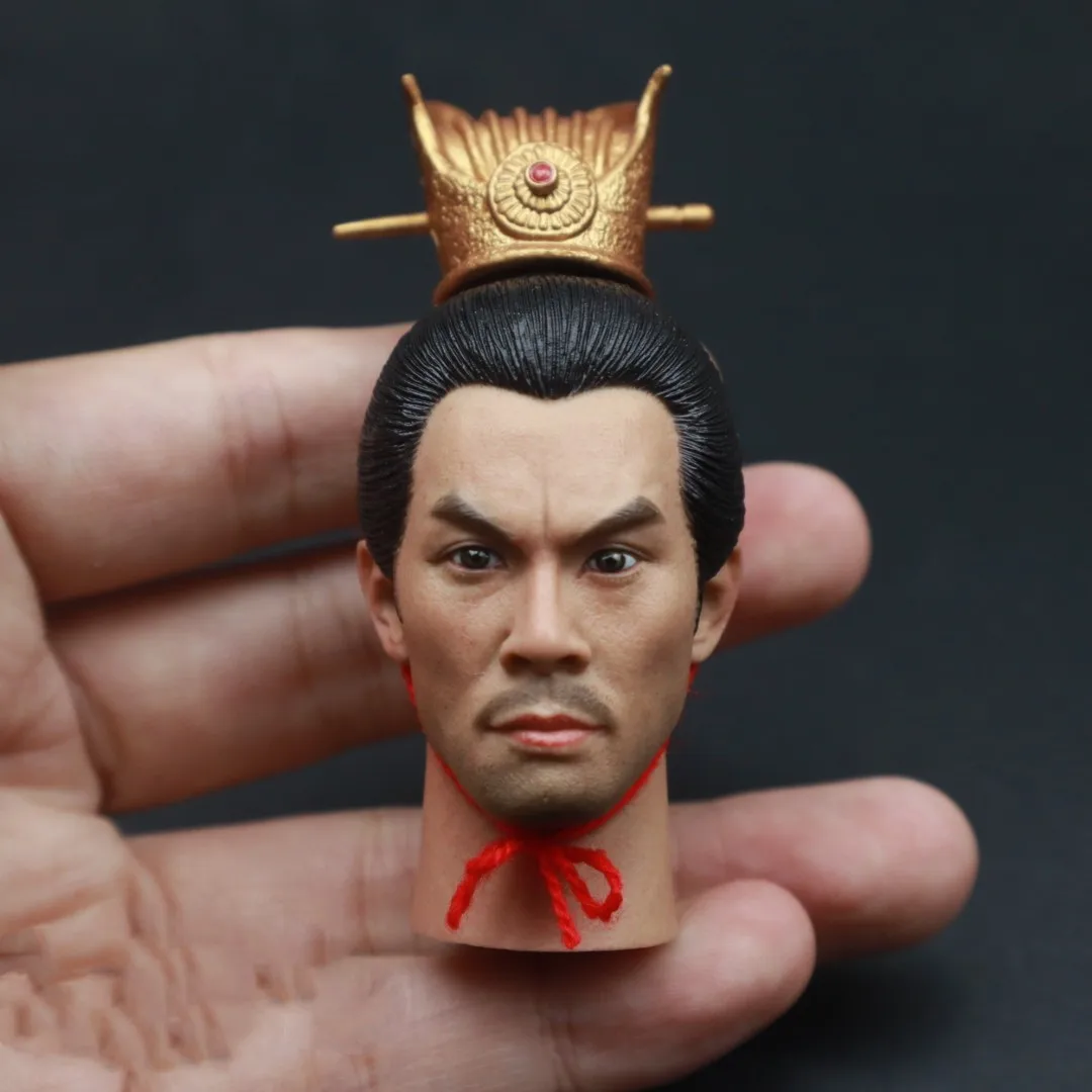 

1/6 Scale Male Head Carving Lv Bu 1/6 Ancient Soldier of Three Kingdoms Model For 12" Soldier Action Figure Body Model Toys