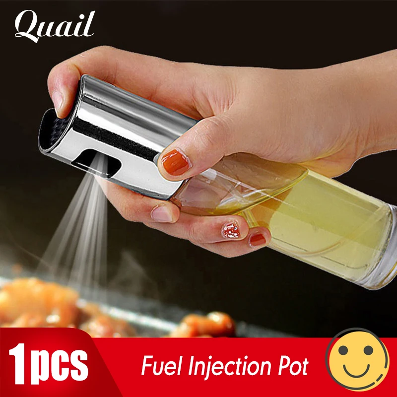 

100ml Fuel Injection Pot Olive Oil Sprayer Bottle Seasoning Spray Bottle Contain Vinegar Soy Sauce BBQ Sprayer Barbecue Tools