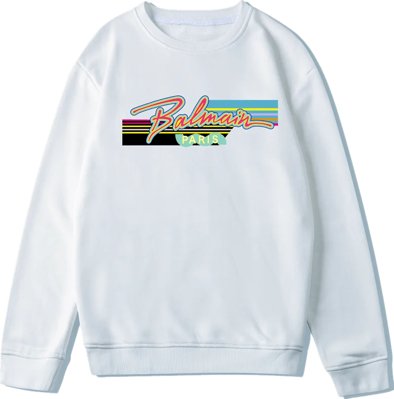 

Balmain New Hoodies Outerwear Long Sleeved Men's And Women's Loose Hoodie Sweatshirts