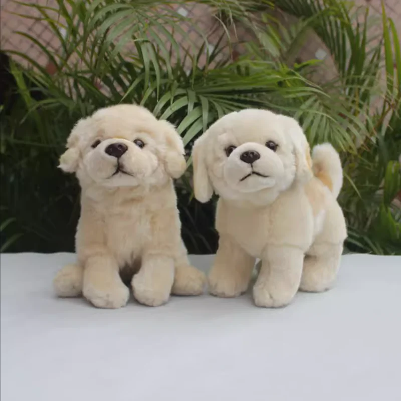 

Labrador Retriever High Fidelity Cute Plushie Sheep Dog Plush Toys Lifelike Animals Simulation Stuffed Doll Kawai Toy Gifts Kids