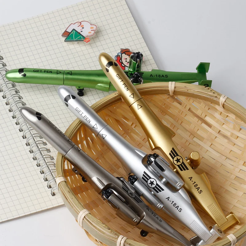 

Creative Helicopter Airplane Shape Gel Pen 0.5mm Student Writing Office Supplies