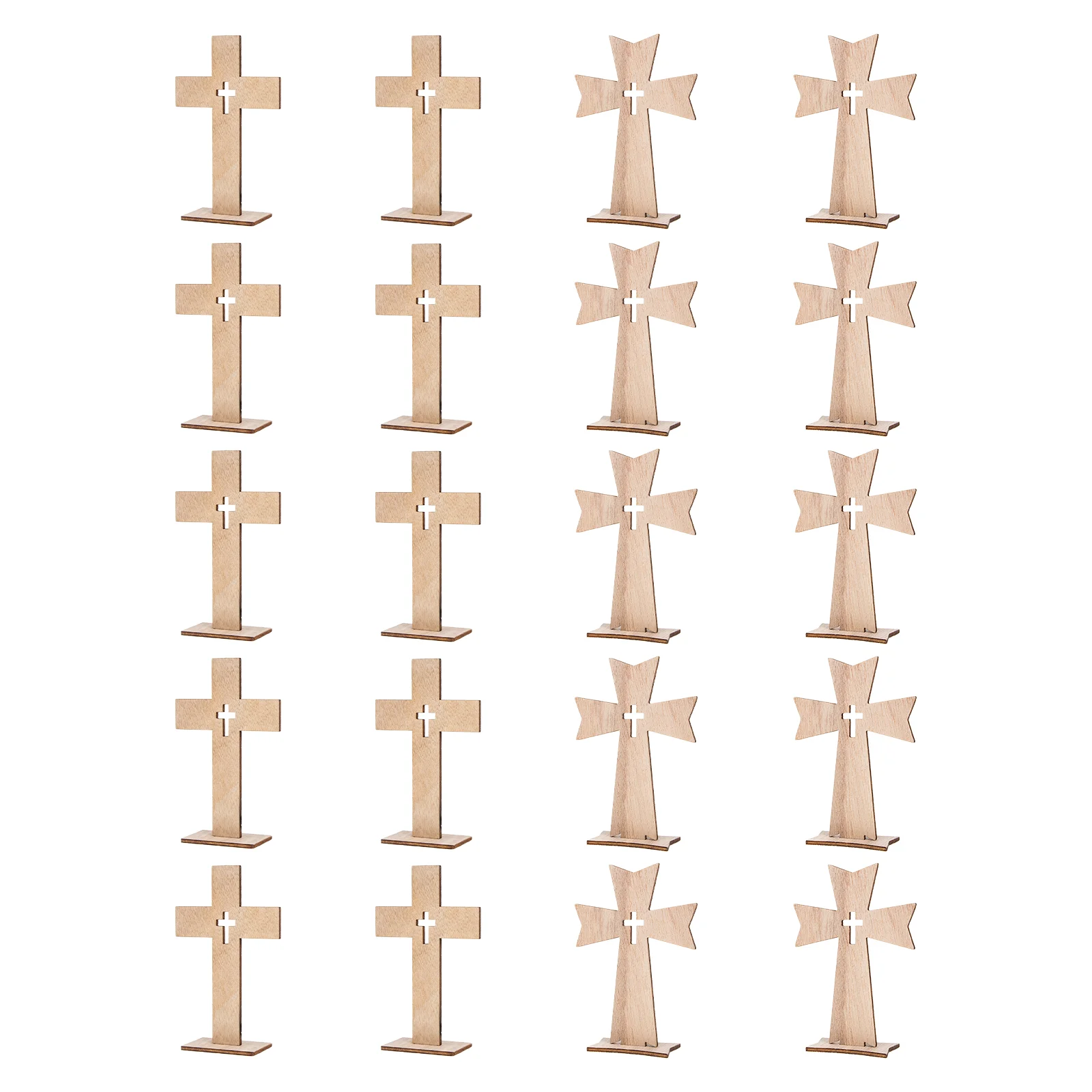 

20 комплектов, деревянные кресты