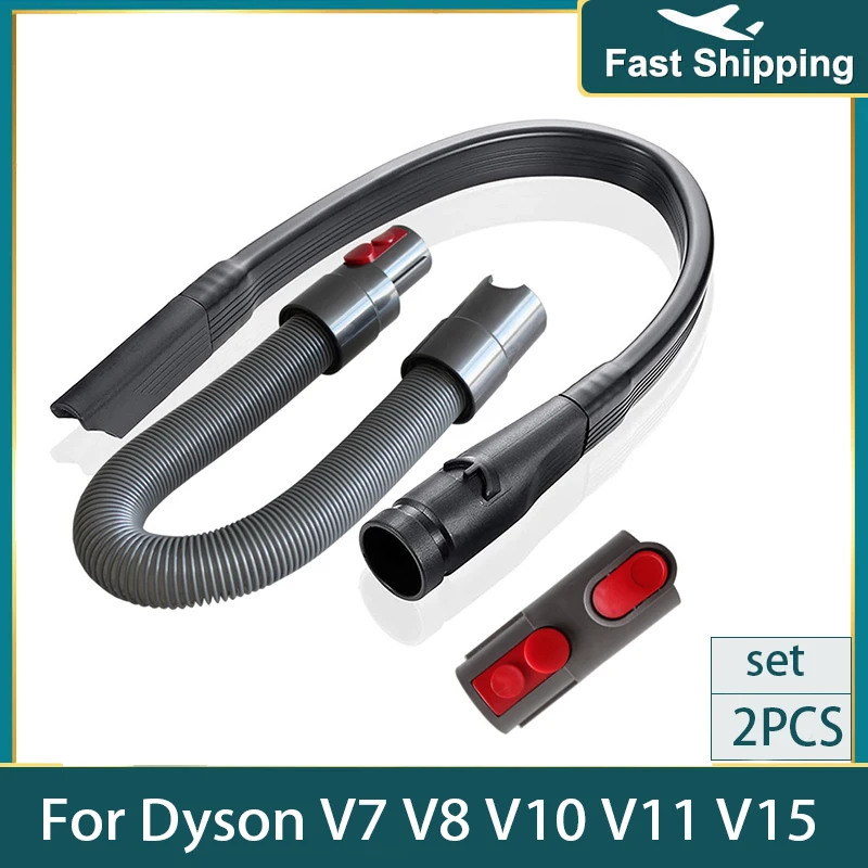 

Flexible Crevice Tool +Adapter+ Hose Kit For Dyson V8 V10 V7 V11 Vacuum Cleaner Replacement Accessories Household Cleaning Tools